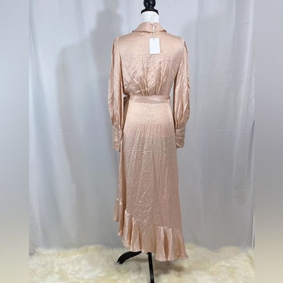 Zimmermann Silk Wrap Midi-Dress size 1/us size 4-6 - Picture 8 of 13